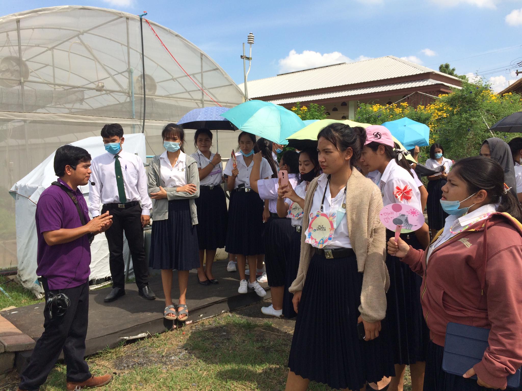 11 กันยายน 2563 งานวิชาศึกษาทั่วไปนำนักศึกษาเข้าเรียนรู้ ณ โครงการอนุรักษ์พันธุกรรมพืชฯ