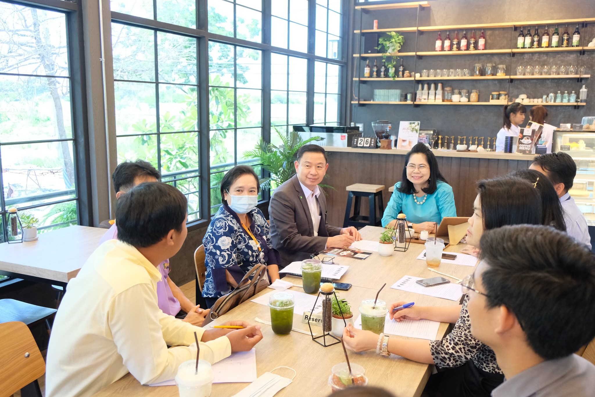 26 สิงหาคม 2563 การประชุมปรึกษาหารือความร่วมมือกับสถาบันวิจัยวิทยาศาสตร์และเทคโนโลยีแห่งประเทศไทย (วว.)
