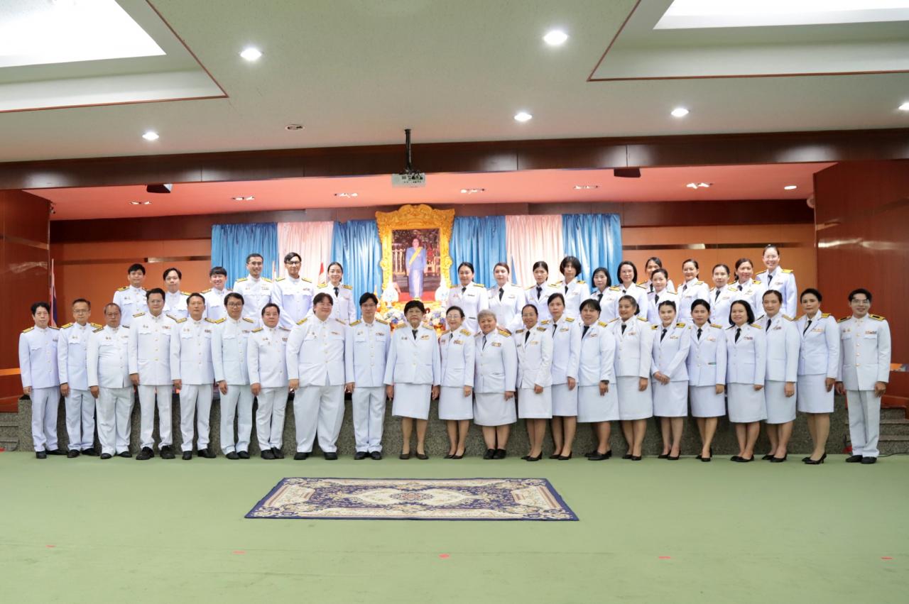 8 สิงหาคม 2568 พิธีทำบุญตักบาตรถวายพระราชกุศลและพิธีถวายพระพรชัยมงคล สมเด็จพระนางเจ้าสิริกิติ์ พระบรมราชินีนาถ พระบรมราชชนนีพันปีหลวง เนื่องในโอกาสวันเฉลิมพระชนมพรรษา 12 สิงหาคม 2568