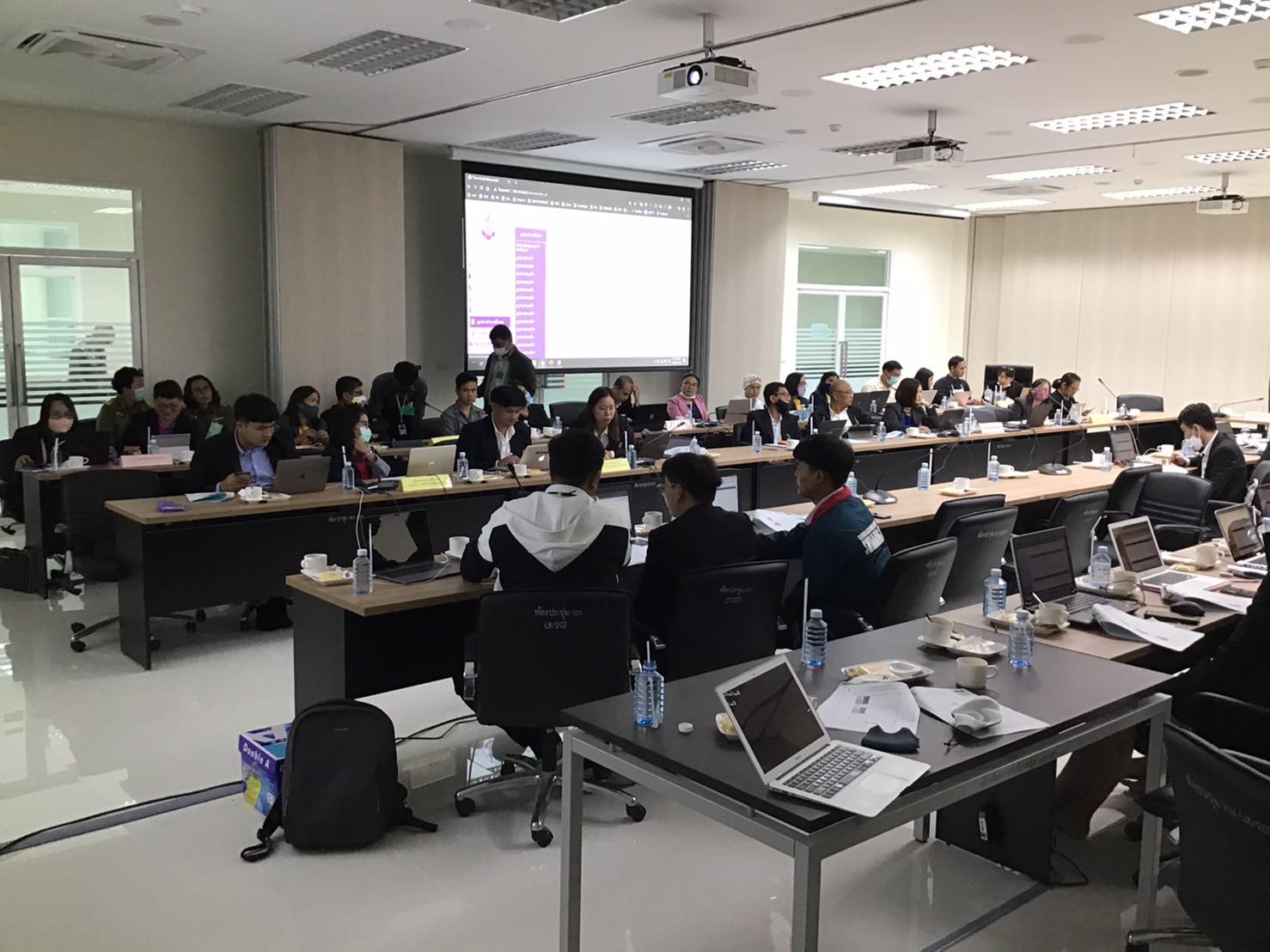  2 พฤศจิกายน 2563  งานประชุมเชิงปฏิบัติการทดสอบการใช้งานระบบเก็บข้อมูลทรัพยากร อพ.สธ.