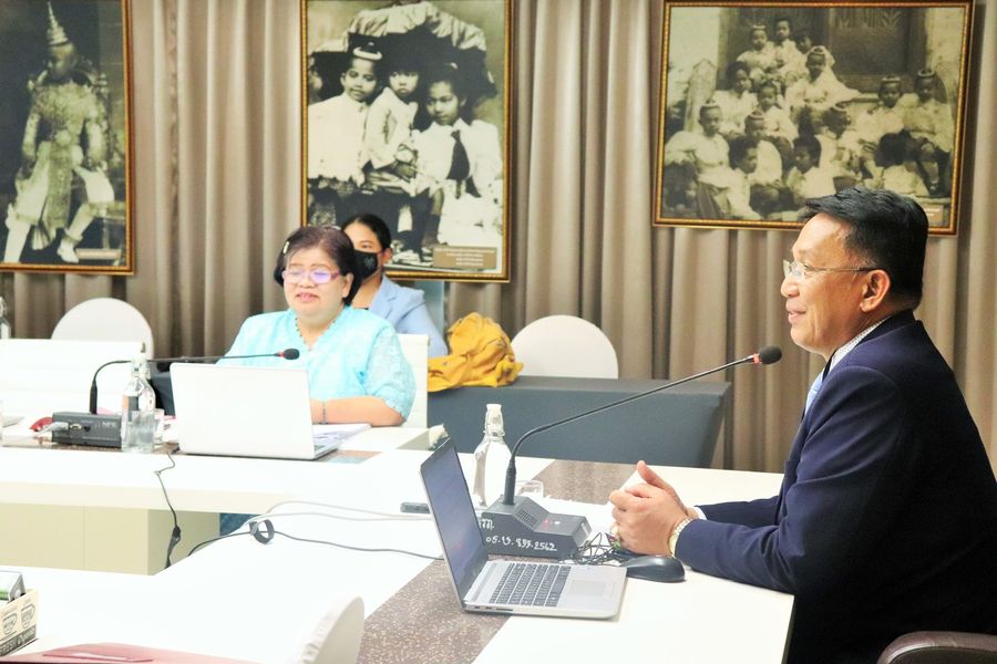 13 สิงหาคม 2563 การประชุมคณะกรรมการบริหารมหาวิทยาลัย ณ หอนิทัศน์ราชภัฏ