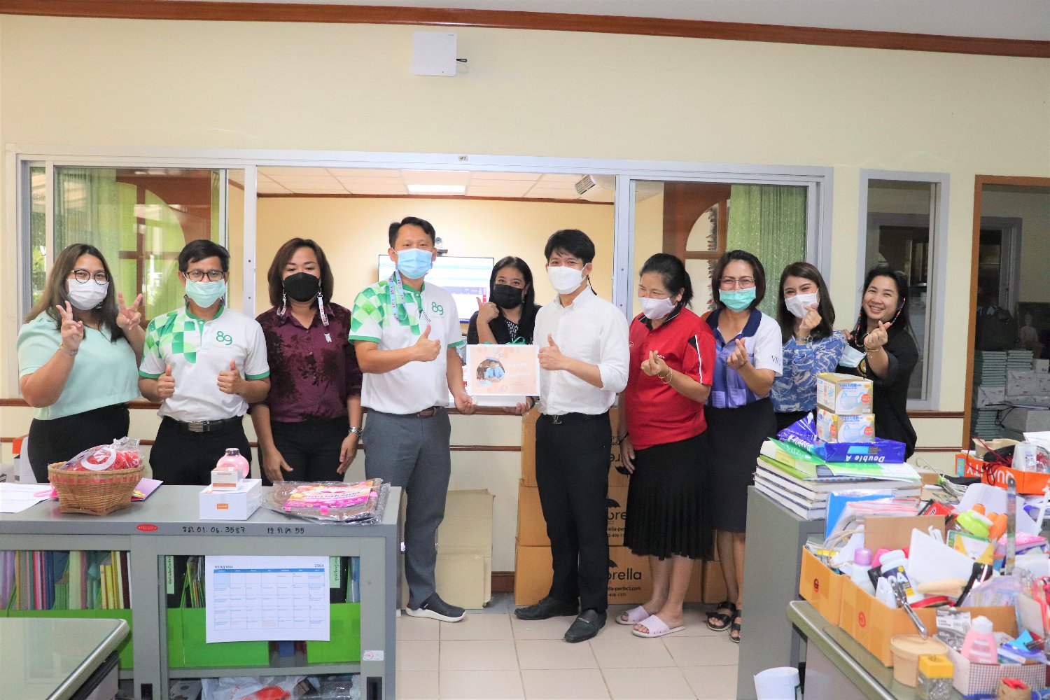 1  ธันวาคม 2564 LEARN-Happy Work Place กิจกรรมมอบของขวัญวันเกิดย้อนหลัง