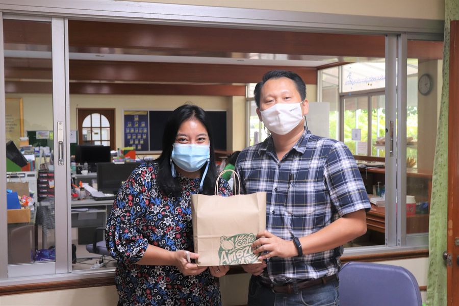 28 เมษายน 2564 การประชุมติดตามการดำเนินงานของสำนัก และกิจกรรมHappy Workplace (Happy Heart)