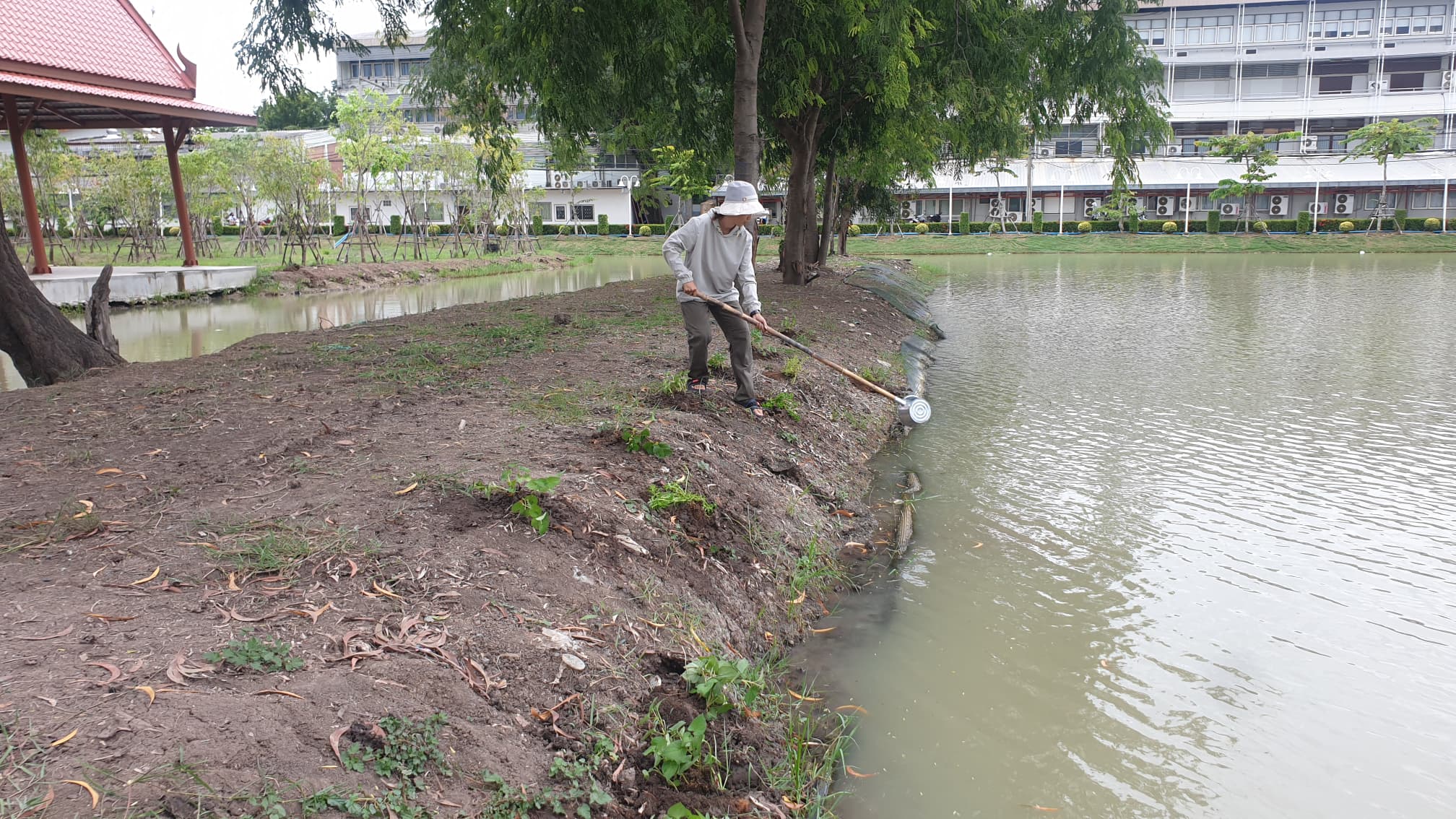  4 สิงหาคม 2563 งานพัฒนาพื้นที่ ณ โครงการศูนย์เรียนรู้ตามศาสตร์พระราชา และฐานอุทกธารอาหารเพื่อชุมชน