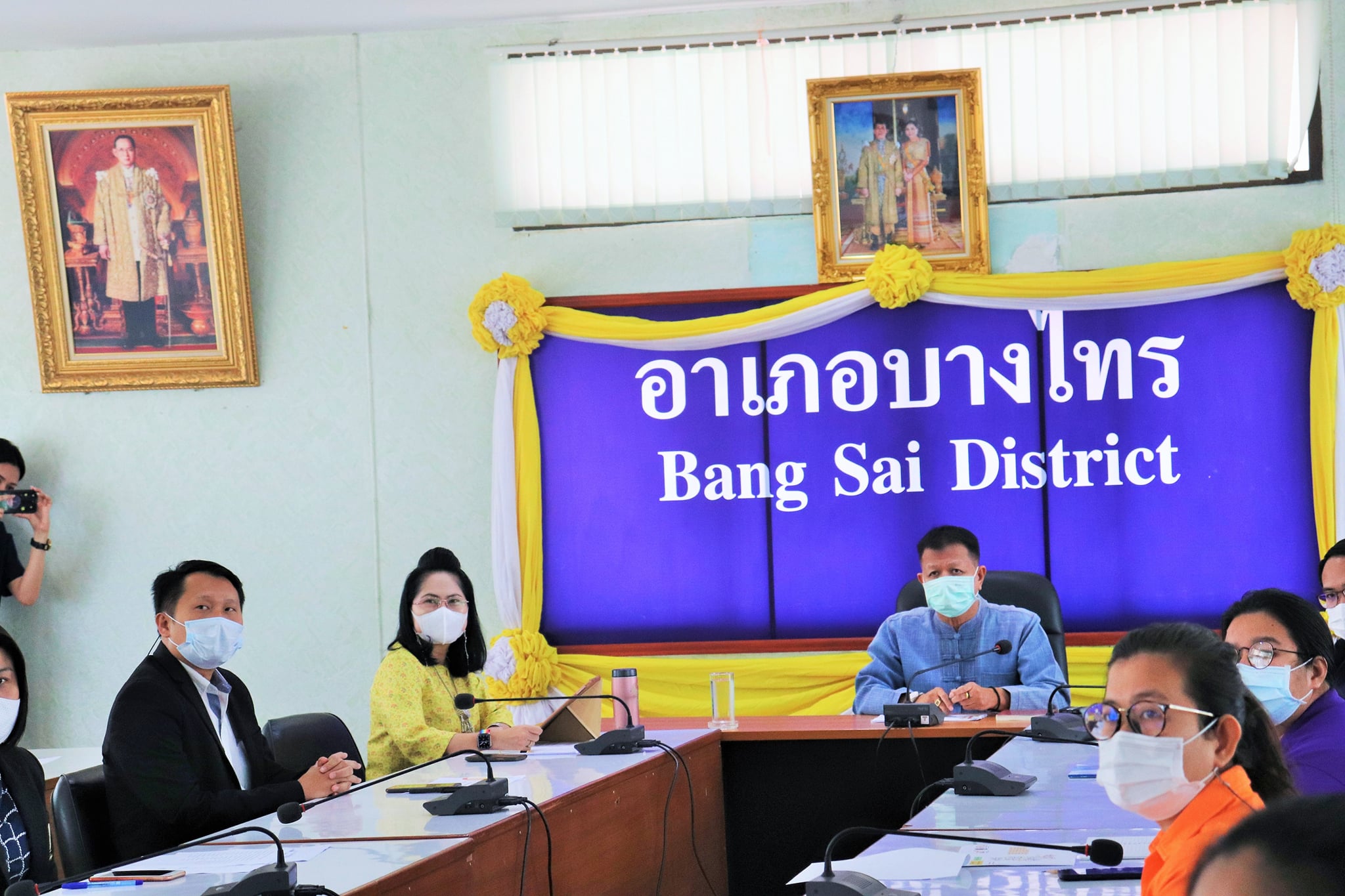 21 มกราคม 2564 การประชุมปรึกษาหารือร่วมกับนายอำเภอบางไทร 