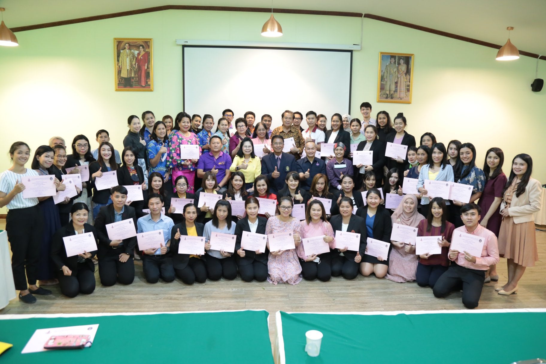 13 พฤศจิกายน 2563  พิธีปิดการฝึกอบรมปฏิบัติการงานสวนพฤษาศาสตร์โรงเรียน หลักสูตร 5 องค์ประกอบ