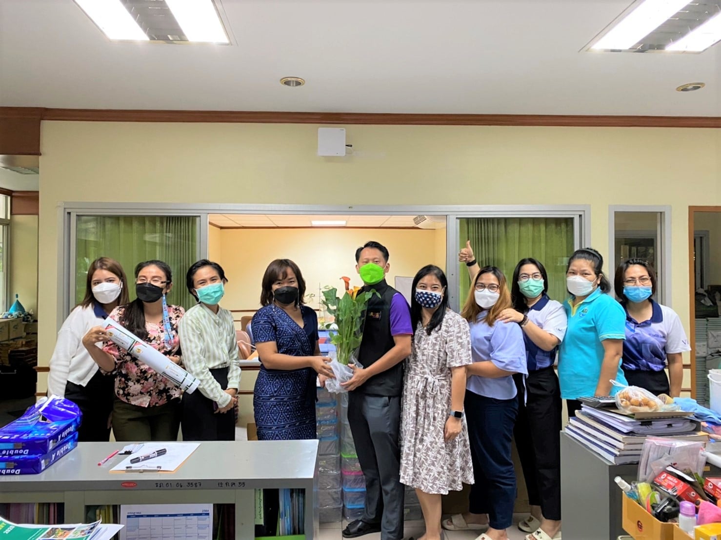 10 กันยายน 2564 LEARN-Happy Work Place  กิจกรรมมอบของขวัญวันเกิด