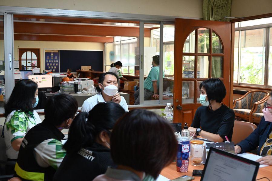 การประชุมติดตามการดำเนินงานของสำนักส่งเสริมการเรียนรู้และบริการวิชาการ  
