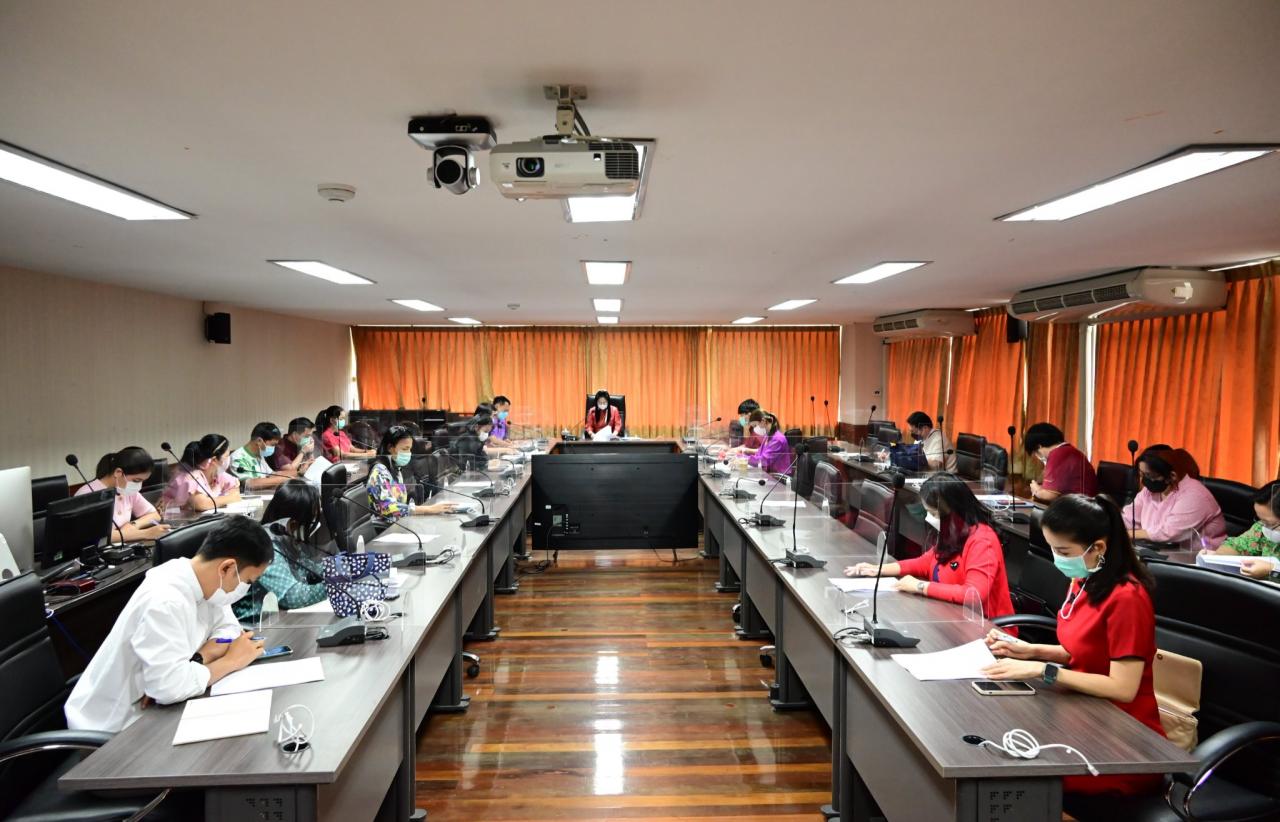การประชุมคณะกรรมการฝ่ายจัดพิธีวางพวงมาลา