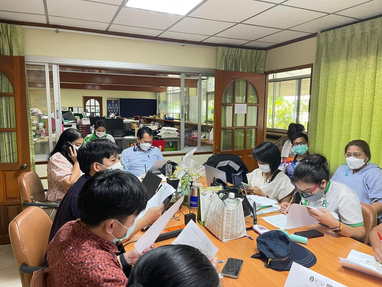การประชุมเตรียมความพร้อมการจัดงานแสดงผลการดำเนินงานยุทธศาสตร์ราชภัฏเพื่อการพัฒนาท้องถิ่น  VRU Show Case 2022 
