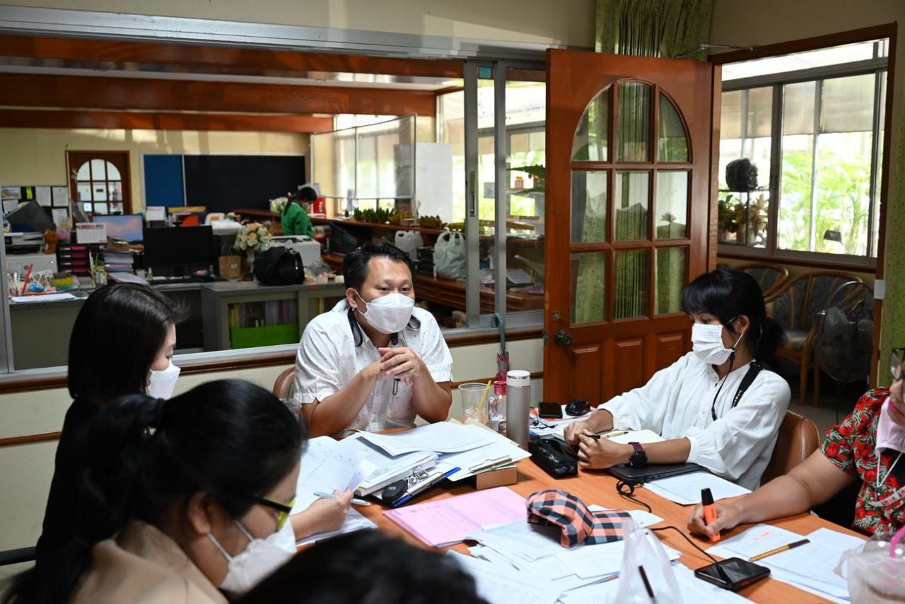 19 ตุลาคม 2565 การประชุมติดตามการดำเนินงานของสำนักส่งเสริมการเรียนรู้และบริการวิชาการ 
